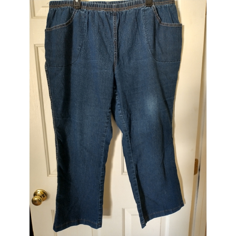 JMS Just My Size Petite Easy Stretch Bootcut Jeans Women's Plus Size 3X